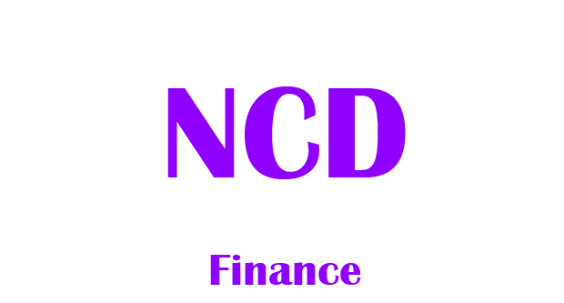 NCD Full Form in Finance